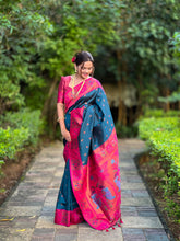 Soft Silk Peacock Paithani Saree